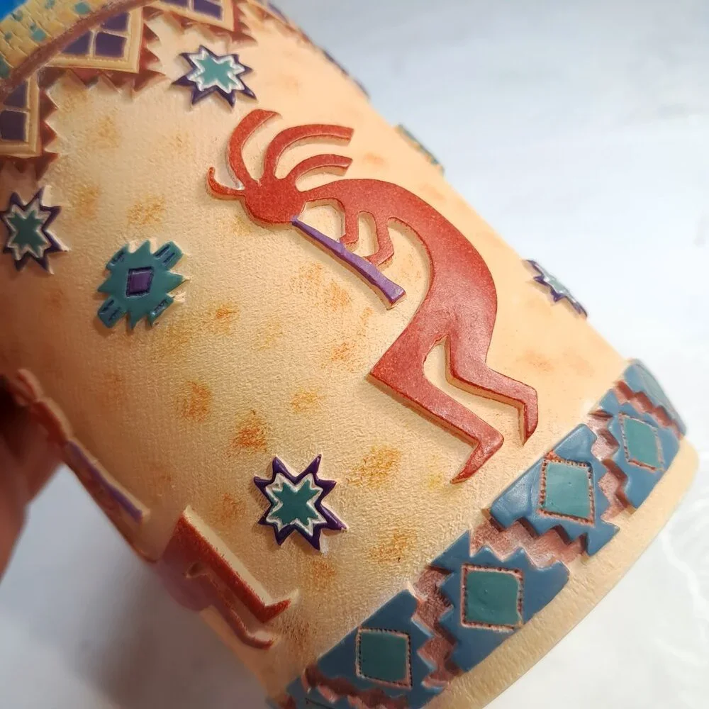 Kokopelli soap pump‎ lotion dispenser southwestern native bathroom dancing man